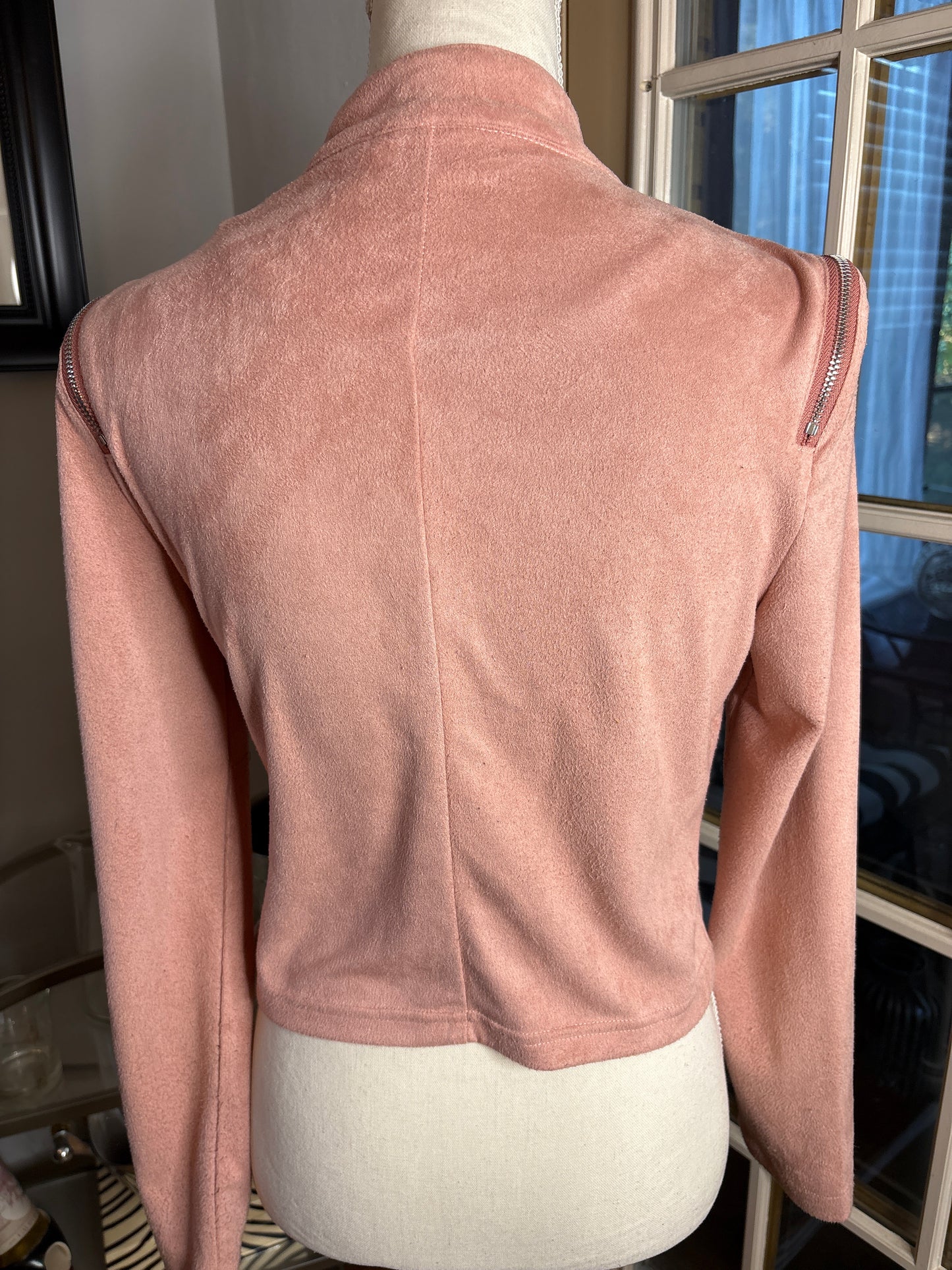 pink jacket size large Shein