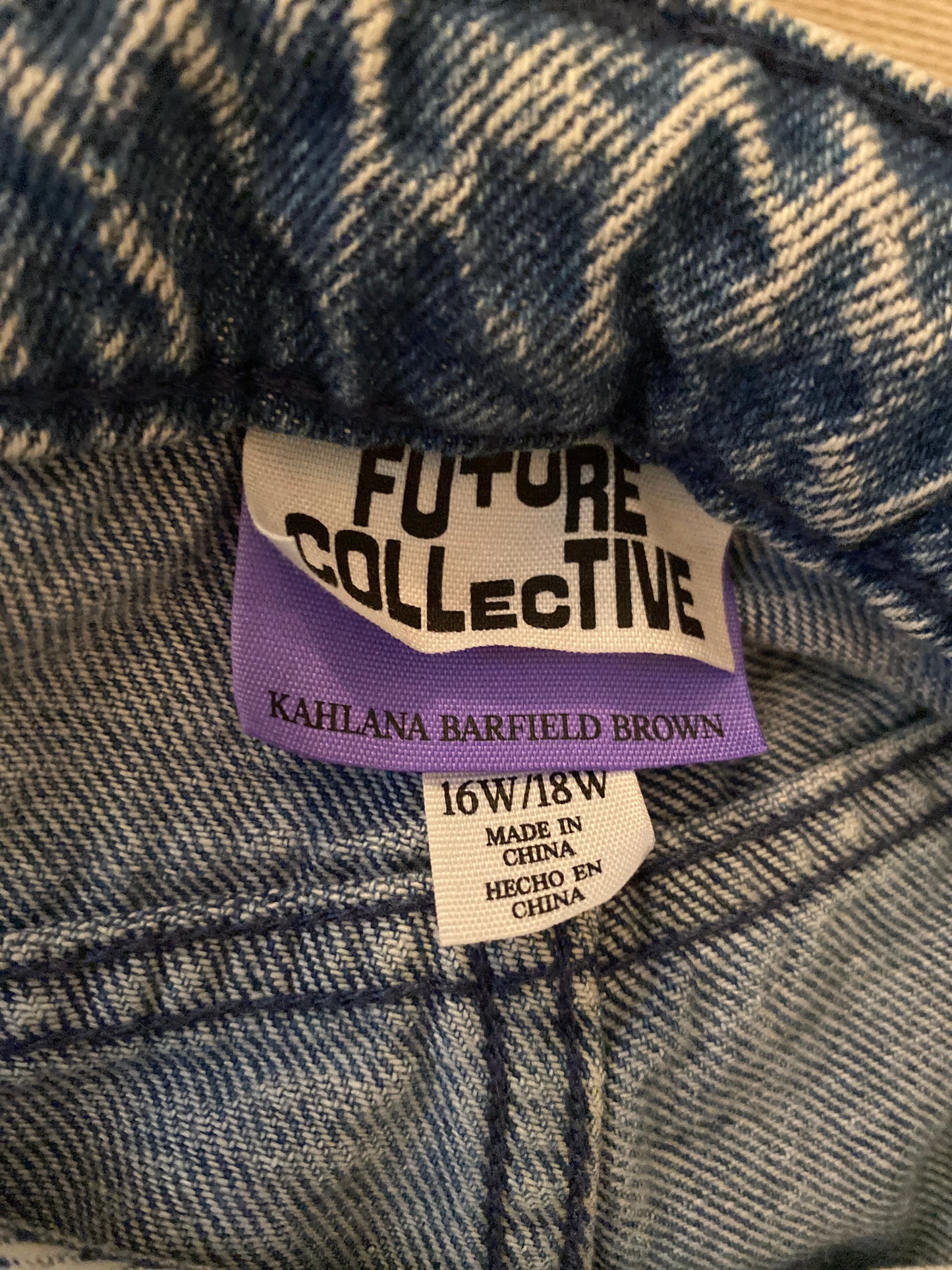 acid washed jeans cargo size 16w/18w