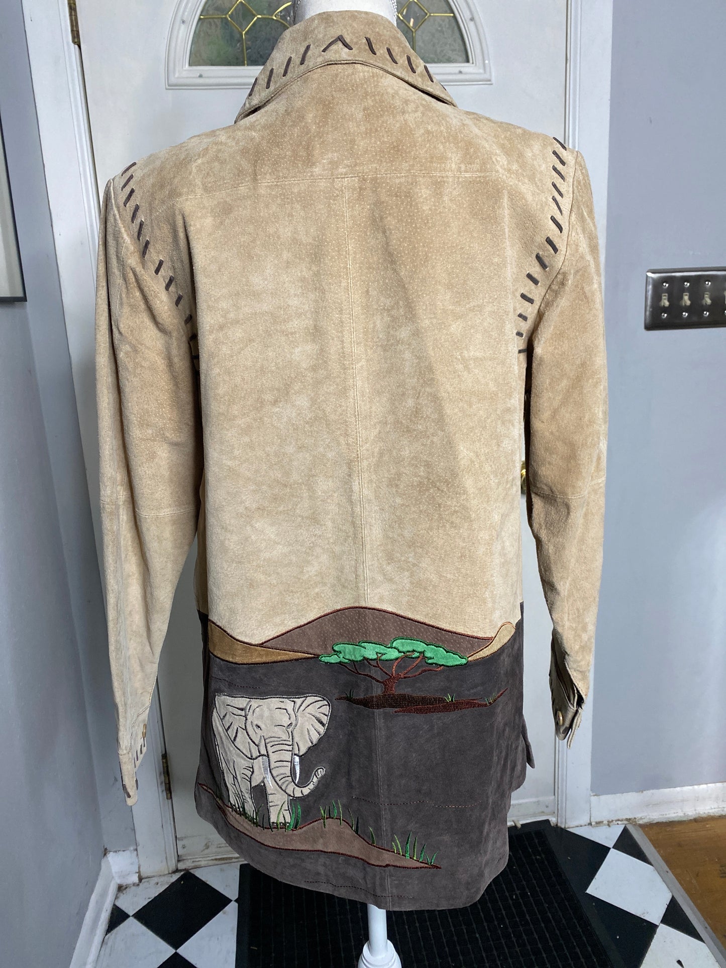 Quacker Factory suede jacket Sz small