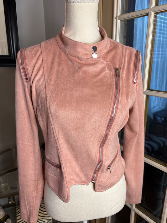 pink jacket size large Shein