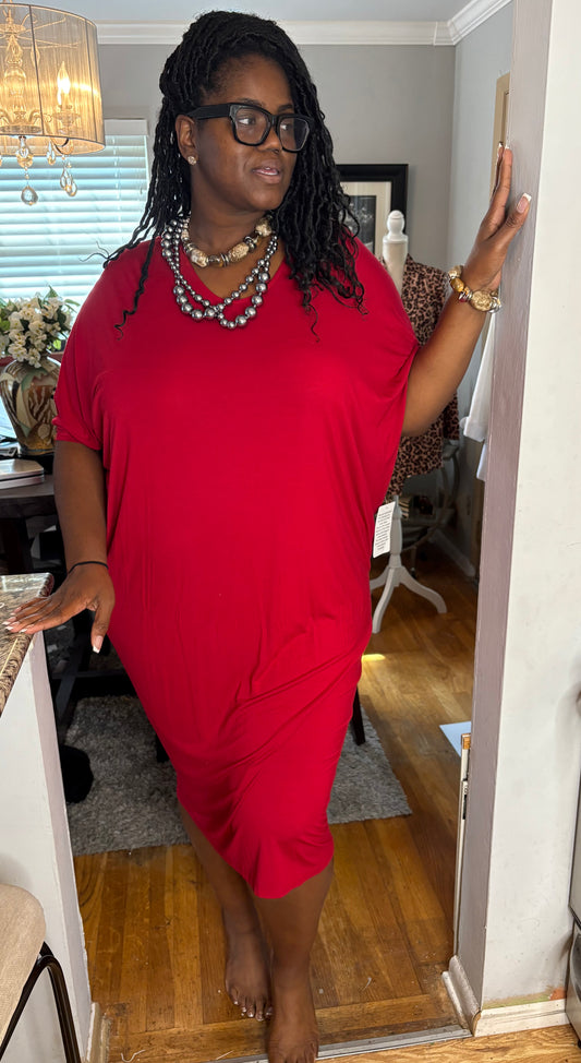 red dress size 18/20 Roamans  NWT
