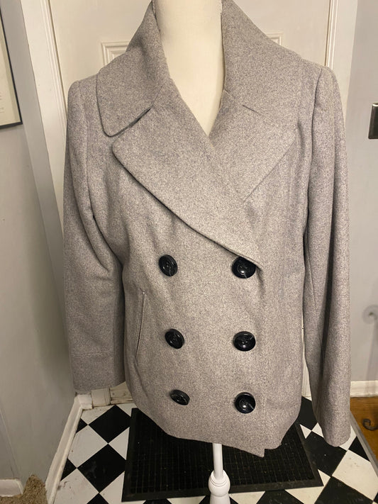 Grey jacket size large Merona