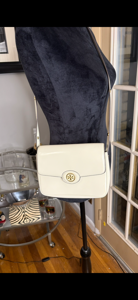 Tory Burch cream purse