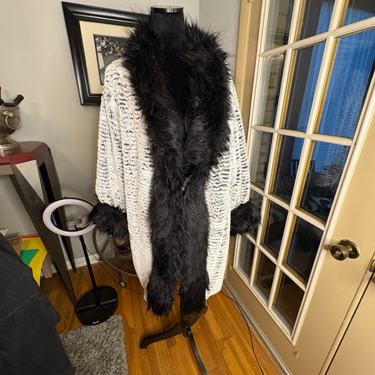 Faux fur Persian lamb XL