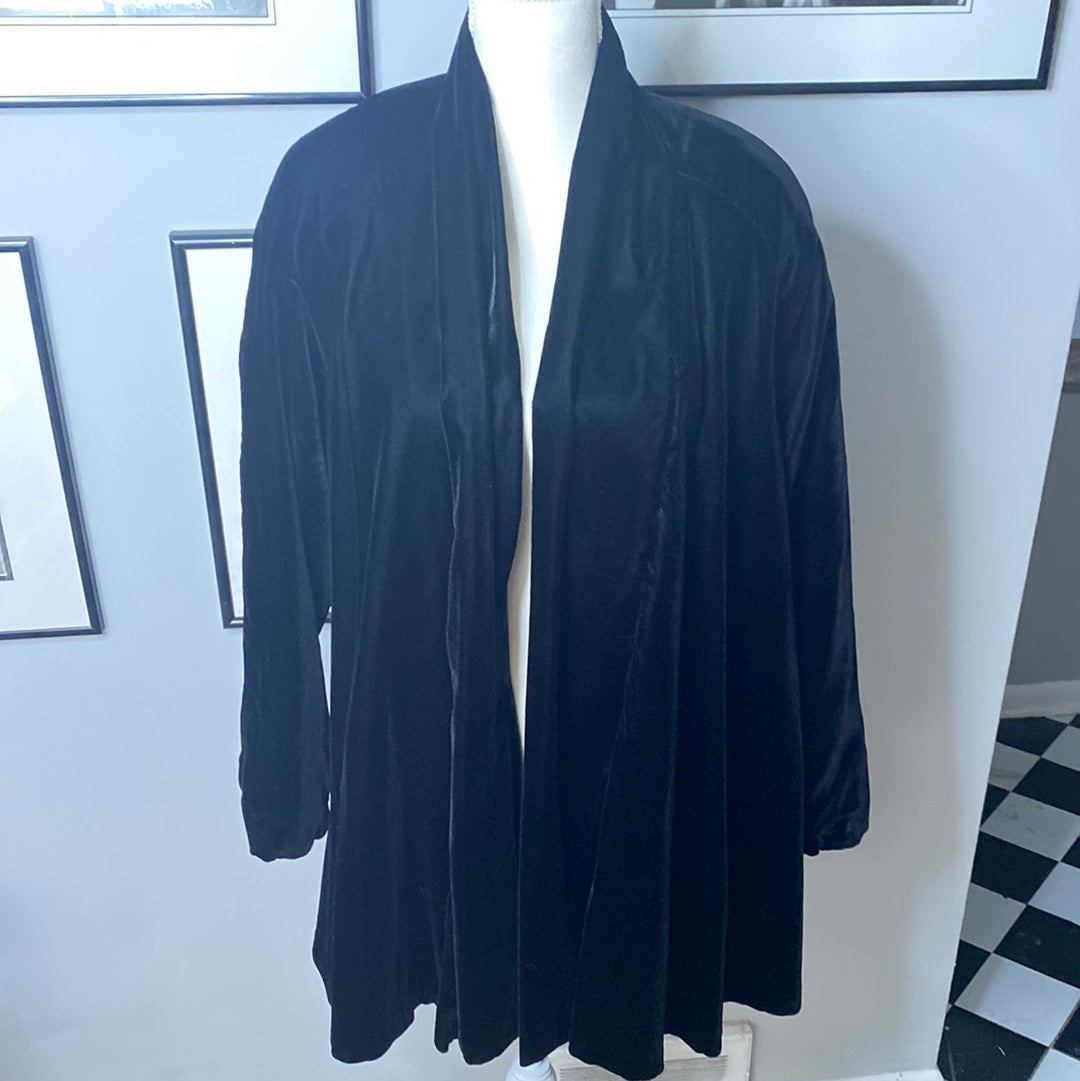 vintage velvet swing jacket by Dave and Johnny