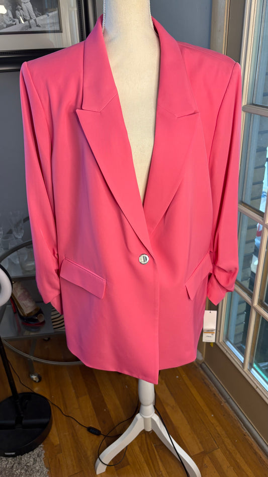 Pink blazer size 24W